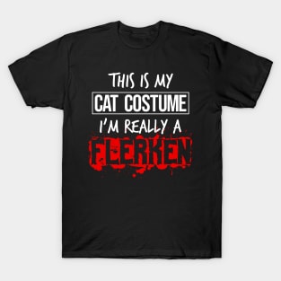 This Is My Cat Costume I'm Really Not A Cat T-Shirt